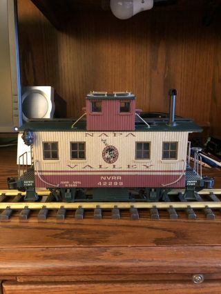 G Scale Napa Valley Wine Train Bobber Caboose Rare And Difficult To Find