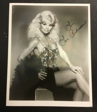 Rare Loni Anderson Autographed Signed 8x10 Promo Photo Burt Reynolds