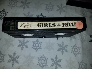 Girls On The Road VHS Clamshell extremely Rare Horror Unicorn Video VHS Tape 8