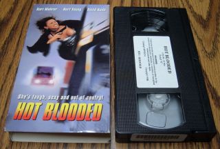 1998 Hot Blooded Vhs Tape Action Thriller Insane Rare Very Difficult To Find