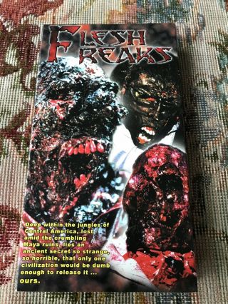 Flesh Freaks Vhs Horror Rare Zombies