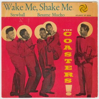 Coasters Wake Me,  Shake Me,  3 Mega Rare Sweden Only Ep 7 " 45 R&b Doo Wop Hear
