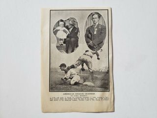 Ty Cobb Sliding 1911 Reach Tigers Al Batting Champion Collage Rare