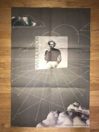 Van Morrison - Wavelength Promotional Poster - Warner Bros 1978 Huge Very Rare