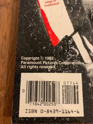 Friday the 13th Part 3 3 - D paperback 1982 Michael Avallone Horror RARE 3D 6
