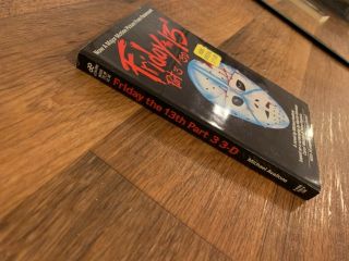 Friday the 13th Part 3 3 - D paperback 1982 Michael Avallone Horror RARE 3D 8