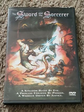 The Sword And The Sorcerer (dvd,  2001) Anchor Bay Oop Rare Classic