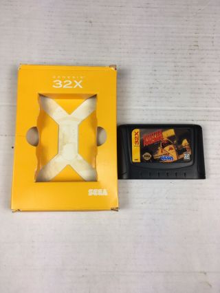 VIRTUA RACING SEGA 32X RARE VINTAGE VIDEO GAME SEGA GENESIS 32X COMPLETE 1994 2