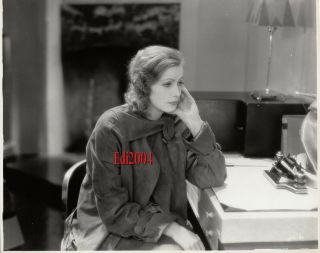 Greta Garbo Older Restrike Rare Photo Portrait 