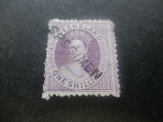Queensland Stamps: 1868 - 1875 Chalon Specimen - Rare (g207)