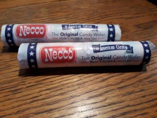 2 Necco Candy Wafer Rolls Classic England Confectionery Rare Buy