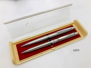 G860 Pilot Ballpoint Pen Mechanical Pencil Set Vintage Rare