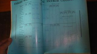 Embassy World Professional Snooker Championship programme 1976 rare 2