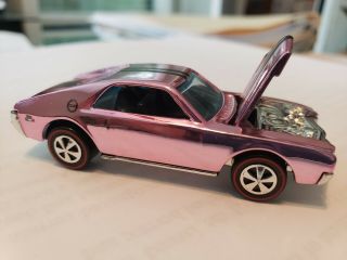 Hot Wheels Amc Amx | 2014 Red Line Club Selections Series | Pink | Rare