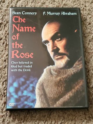 The Name Of The Rose (dvd,  2004) Sean Connery Rare Oop Vg