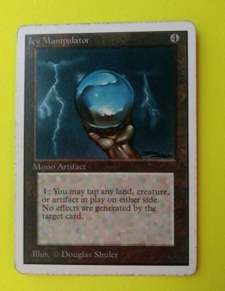 Magic The Gathering Mtg Icy Manipulator Unlimited 1993 Mp