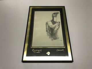 Rare Robert Heindel Michael Crawford Phantom Of The Opera Art Print Facsimile
