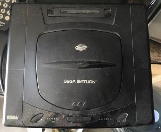 Rare Saturn Sega Mk - 80000 Console Video Game System Complete And