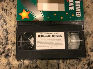 Jurassic Women Rare Bri Vhs Not Dvd 1995 Sci - Fi Jan Michael Vincent Exploitation