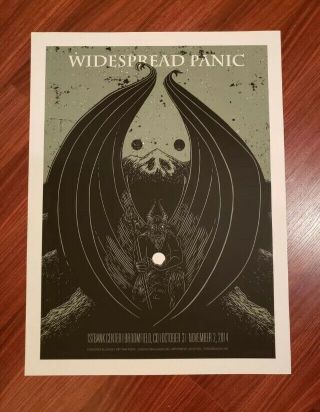 Widespread Panic Concert Poster Rare Colorado Halloween 2014