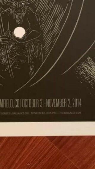 Widespread Panic Concert Poster Rare Colorado Halloween 2014 4