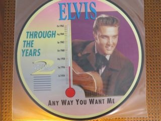 Elvis Presley  Through The Years  Vol.  2 Pict.  Disc Rare Ex