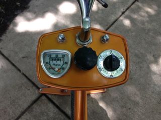 RARE Vtg.  1966 SCHWINN Gold Chrome Stationary Bike Huret Speedo Collector USA 5