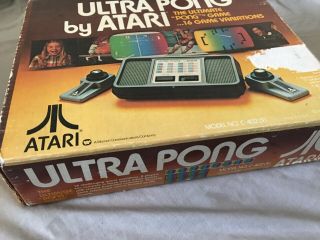 Atari Ultra Pong CIB Model no.  C - 402 (s) Rare complete 2