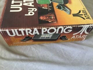 Atari Ultra Pong CIB Model no.  C - 402 (s) Rare complete 3