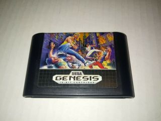 Streets Of Rage (sega Genesis) Collector Owned Rare