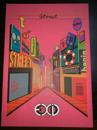 Exid 1st Studio Album Street Cd Great 80 Pg Photobook Group Photocard Oop Rare