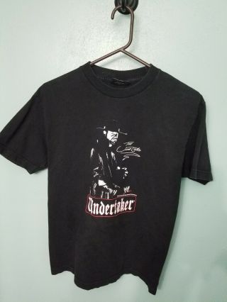 Vintage Wwf Undertaker Shirt Wwe Wcw Ecw Tna Stone Cold Signature Rare Bootleg M
