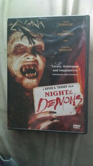 Night Of The Demons (dvd,  2004) Horror,  Gore,  Cult,  Rare,  Oop