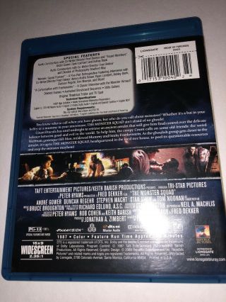 The Monster Squad 1987 Like 20th Anniversary Edition Blu - ray RARE,  OOP 2