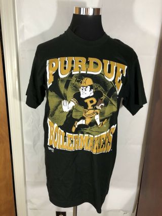 Vintage 1993 Purdue Boilermakers Football Shirt Made In Usa Size Large L Rare