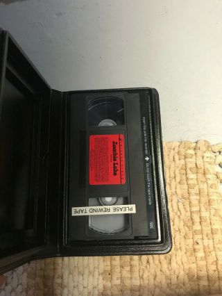 ZOMBIE LAKE WIZARD VIDEO HORROR SOV SLASHER RARE OOP VHS BIG BOX SLIP 5