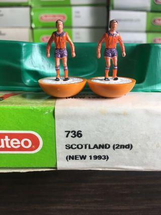 Subbuteo Lw Team - Scotland 2nd 1993.  Ref 736.  Players Perfect Very Rare
