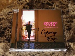 George Ezra Rare Authentic Signed Autographed Cd Staying At Tamara 