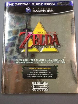 Legend Of Zelda Collector’s Edition Strategy Guide.  Gamecube.  Nintendo.  Rare