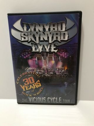 Rare Lynyrd Skynyrd - Live The Vicious Cycle Tour Dvd 30 Years Of Rock&roll