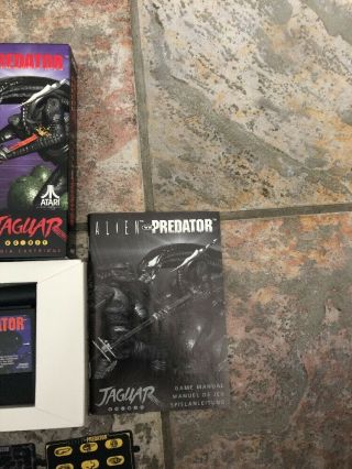 Alien vs.  Predator Atari Jaguar Complete Rare 3