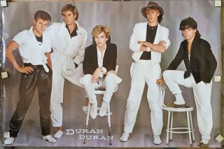Duran Duran Rare Poster 1982 / Apprx 24 X 36 Pace Minerva