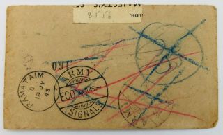 Israel Palestine 1945 Rare cover of the Jewish Brigade with a letter 3