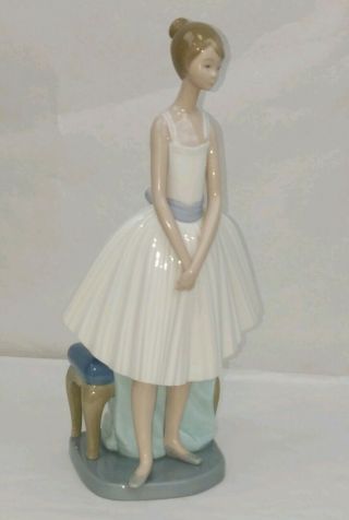 Rare 1983 Nao By Lladro Large Standing Ballerina Figurine 12.  5 "