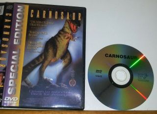 Carnosaur Special Edition Near Dvd Roger Corman Oop 1993 Sci - Fi Horror Rare