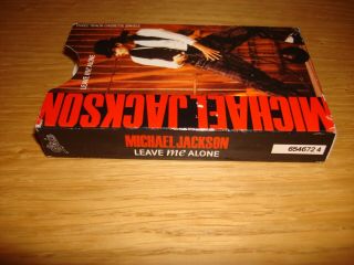 Michael Jackson Leave Me Alone 1989 Cassette Single / Cassingle Slip Mega Rare 3