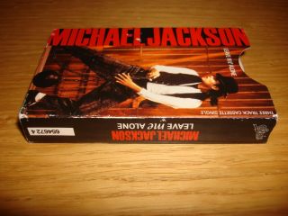 Michael Jackson Leave Me Alone 1989 Cassette Single / Cassingle Slip Mega Rare 4