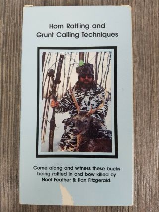 Noel Feather Bittercold Bucks VHS.  HUNTING RARE ITEM.  BUY NOW Whitetail 2