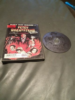 Petey Wheatstraw - The Devils Son - In - Law (dvd,  1999) Rare Oop R Rated 1979