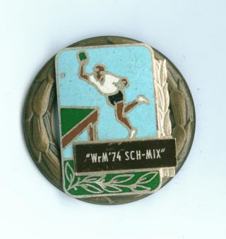 Rare Vintage Official Participant Badge For Table Tennis Championship 1974
